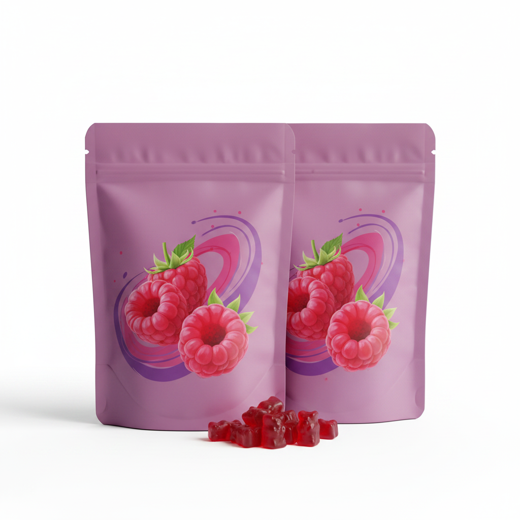 Gummies Magnésium 400mg — Saveur Framboise | Bien-être Quotidien & Récupération