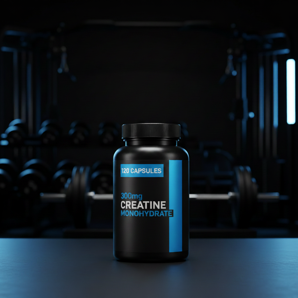 Créatine Monohydrate en Capsules — Force, Endurance & Récupération Musculaire | Végan