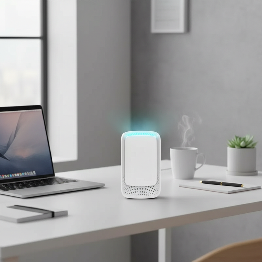 Ioniseur d'Air à Ions Négatifs — Purificateur Silencieux pour Maison & Bureau